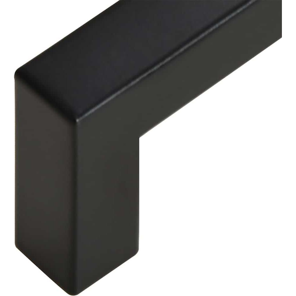VidaXL, Möbelgriff, Möbelgriffe 10 Stk. Schwarz 64 mm Edelstahl,Farbe