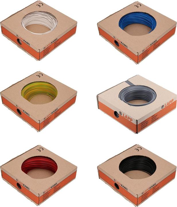 Produktbild Lapp PVC Leitung H07V-K 1 x 2,5mm² 100m Rot (100 m)