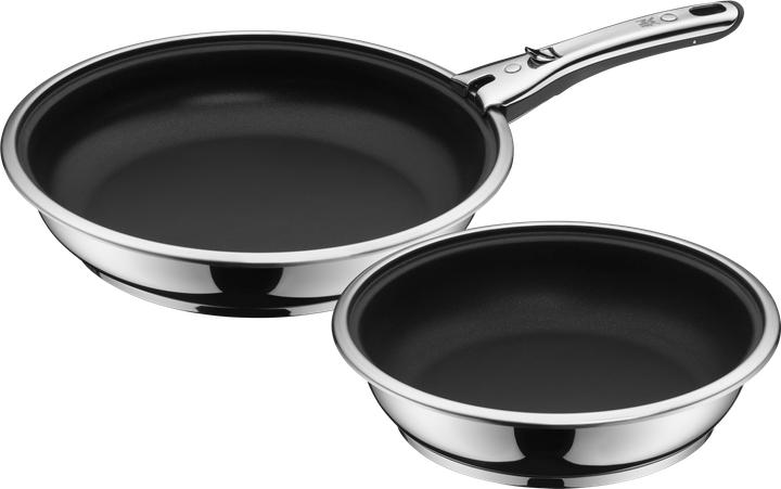 Produktbild WMF Compact Cuisine Topf-Set, 3-teilig (Pfannenset + Topfset, Edelstahl)