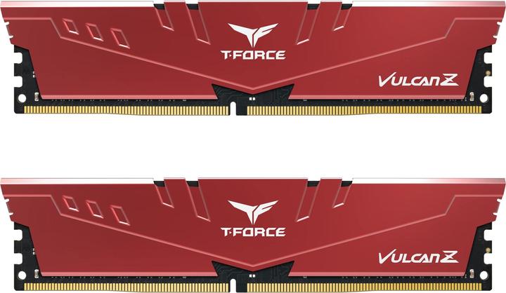 Produktbild Team Group DDR4 -16GB - 3200 - CL - 16 T-Force VulcanZ red Dual Kit (2 x 8GB, 3200 MHz, DDR4-RAM, DIMM)
