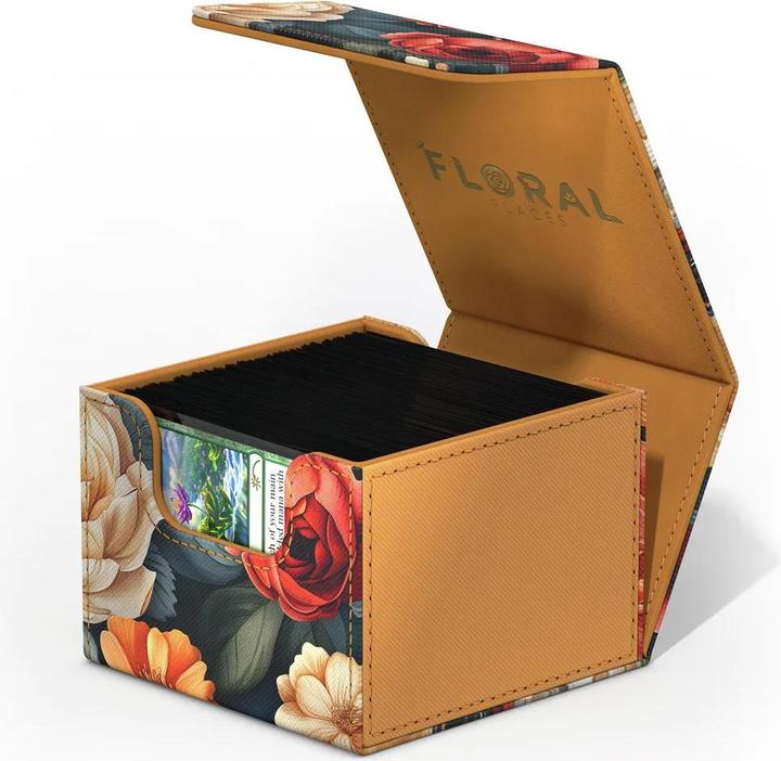 Produktbild Ultimate Guard Kartenbox Sidewinder 133+ Floral Places – Secret Garden