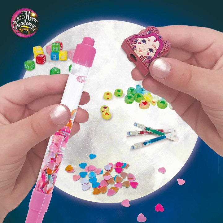Actual product image Lisciani The Moon Academy Moon Magic Pens & Diary