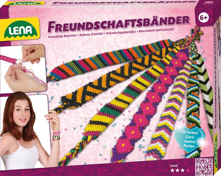 Produktbild Lena Friendship bracelets, big, Children"s jewellery bracelet making kit, 6 yr(s), Multicolour