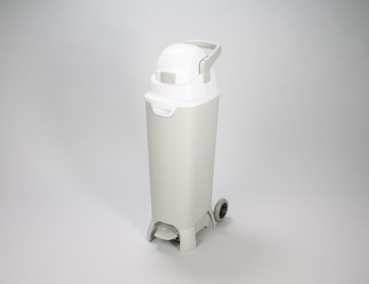 Actual product image Diaper Champ Nappy Pail One Maxi Handsfree plus 120 l Silver