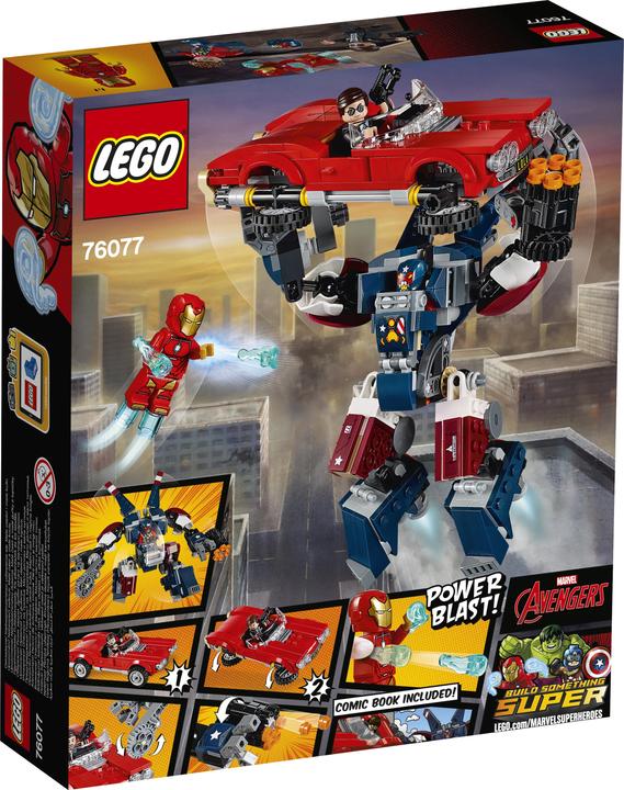 Image du produit LEGO Marvel Super Heroes Iron Man contre Detroit Steel (76077, LEGO Marvel)