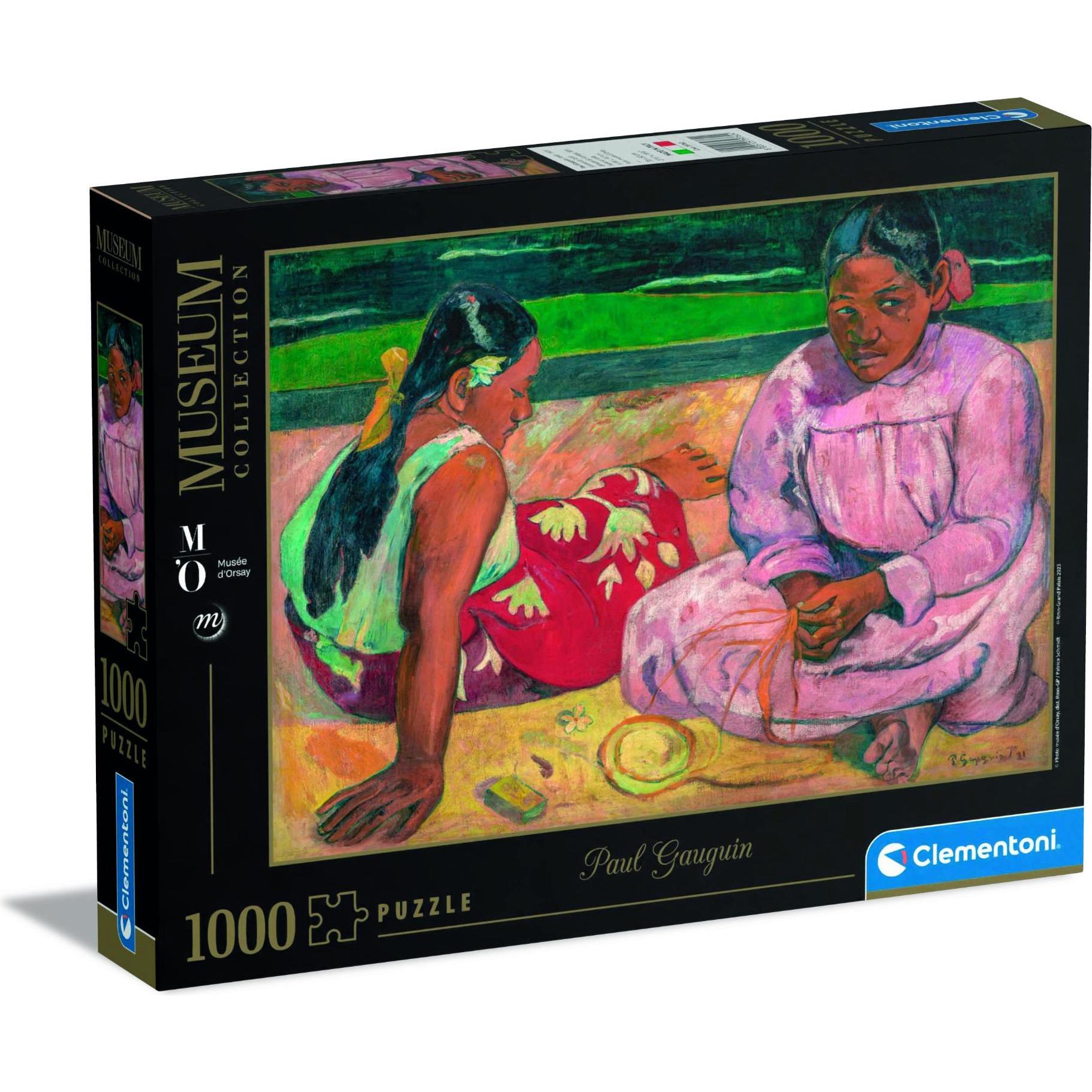 Clementoni CLE-Puzzle 1000 Museum Gauguin Femm.deTahiti 39762 (1000 Teile)