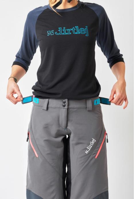 Actual product image dirtlej Trailscout Shorts Half & Half Ladies, grey/peach, M (M)