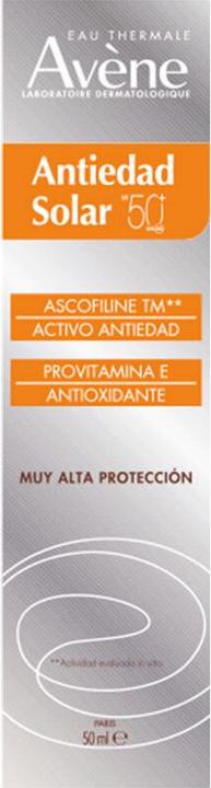 Immagine prodotto Avène Solare Anti-Aging SPF50 50ml (Crema solare, SPF 50, 50 ml, 0.05 g)