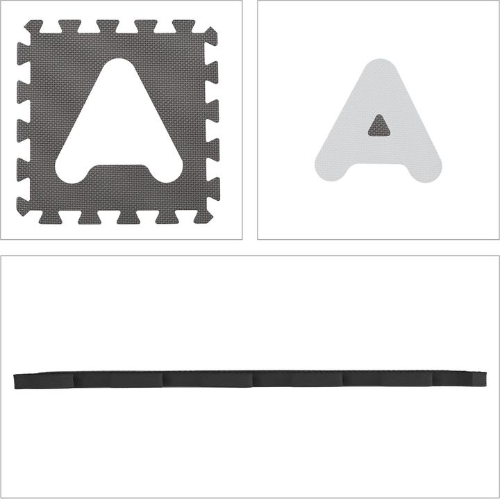 Actual product image Relaxdays 60x puzzle mat (30 x 30 x 1 cm)