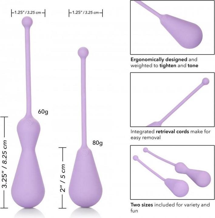 Produktbild CalExotics Kegel Set Silicone Weighted Kegel Exercisers
