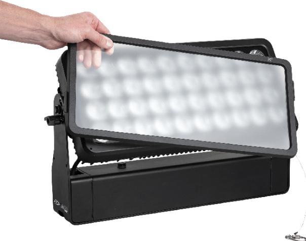 Actual product image Showtec Beam Shaper for Helix S5000 Q4 60° x 15°