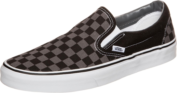 Black, Pewter Checkerboard