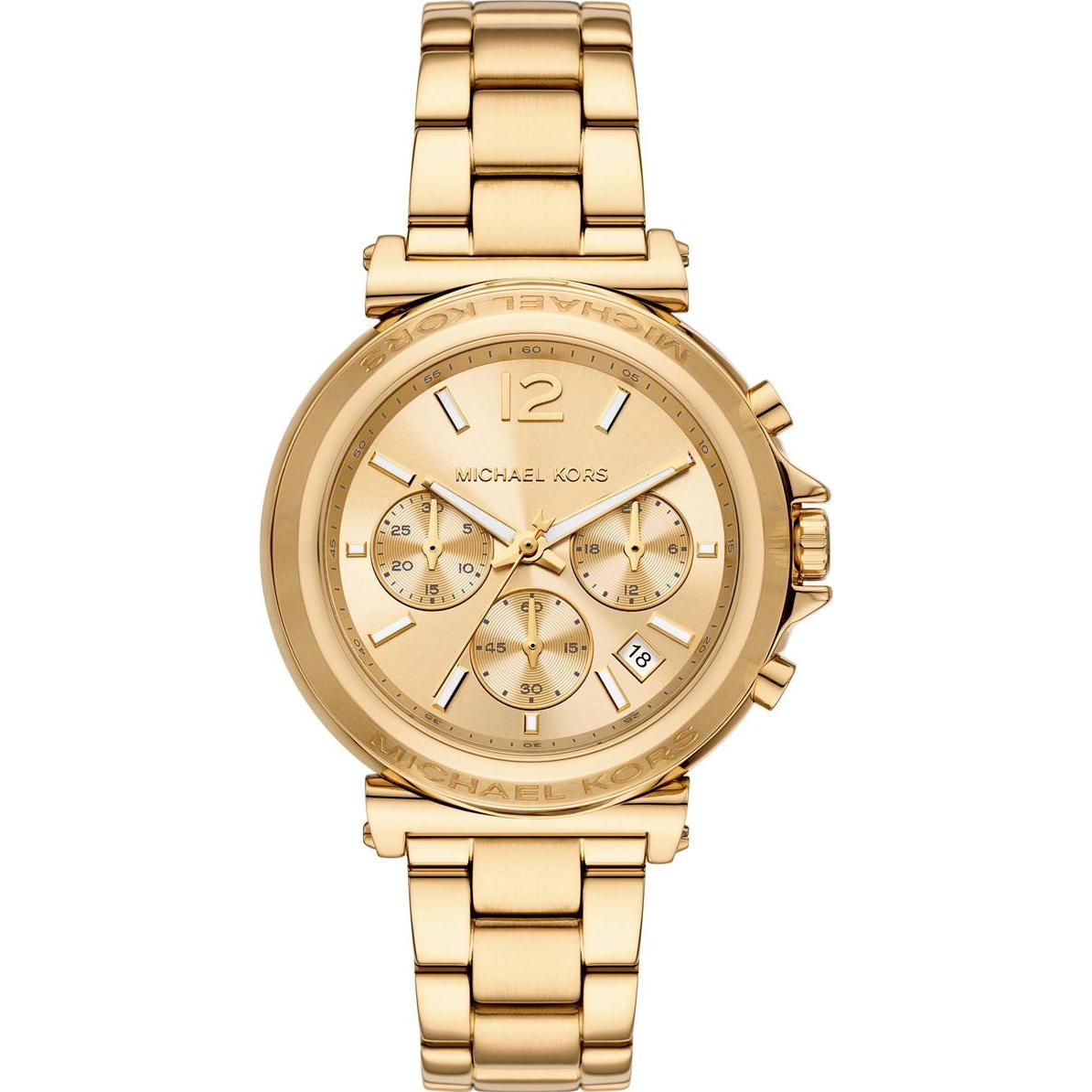 Michael Kors, Armbanduhr, Chronograph MAREN, Gold, (Chronograph, 40 mm)