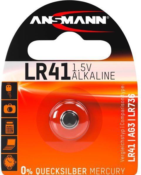 Actual product image Ansmann Lr41 (1 pcs., LR41, 35 mAh)