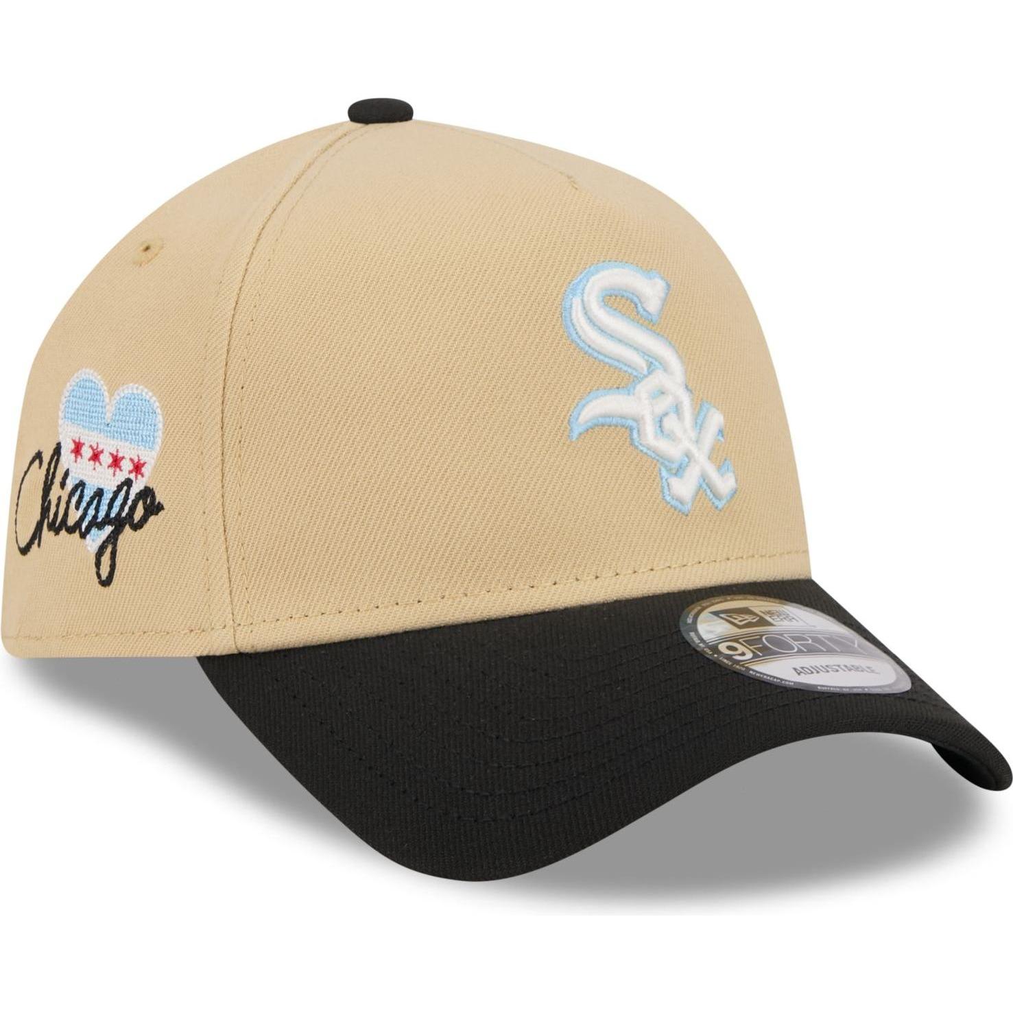 Thumbnail - New Era, Herren, Cap, 9Forty A-Frame Snapback Cap - City Chicago White Sox, Beige