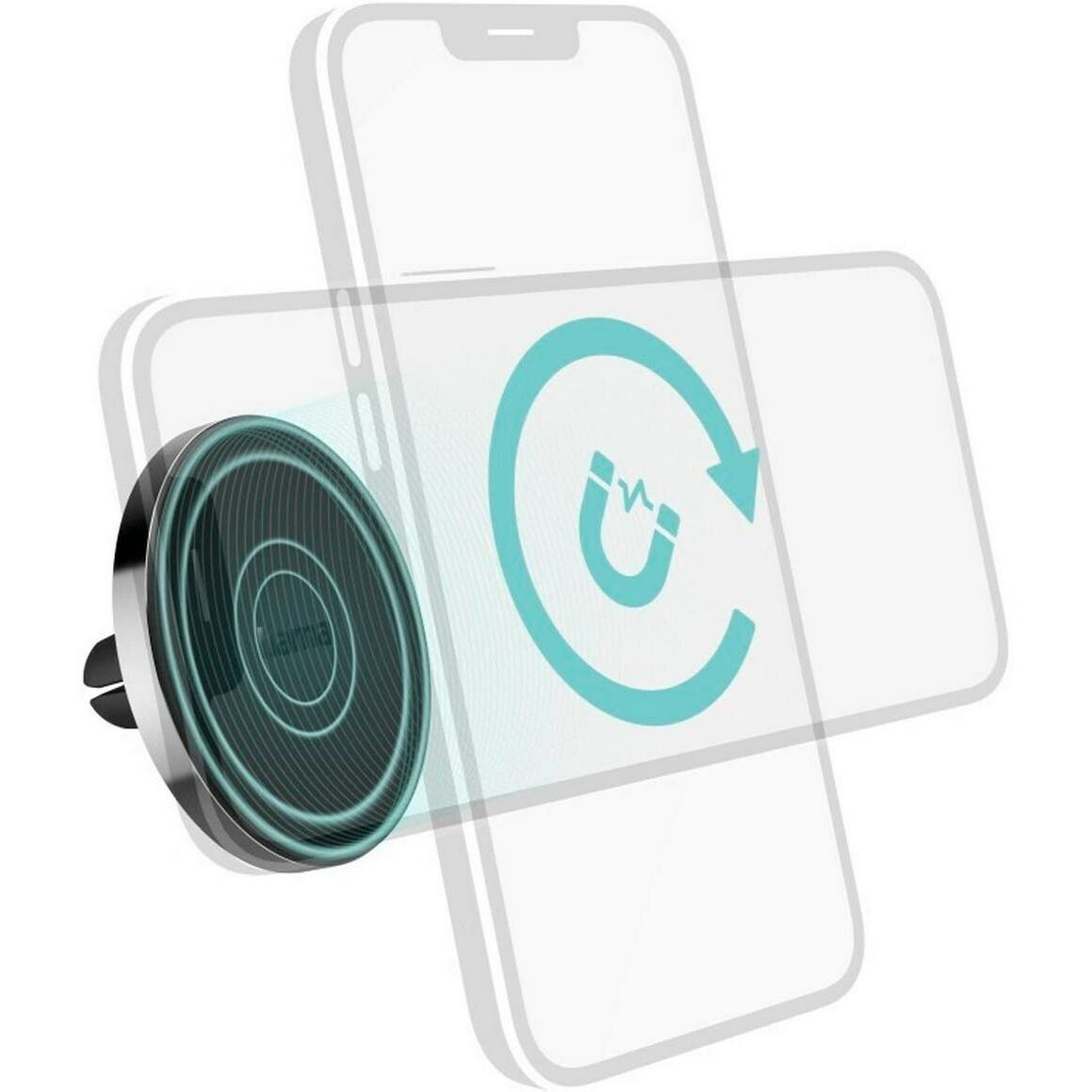 Thumbnail - Hama MagLock, Smartphone Halterung, Schwarz, Silber
