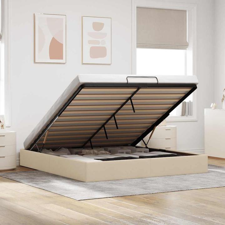 Produktbild vidaXL Ottoman-Bett (200 x 200 cm)