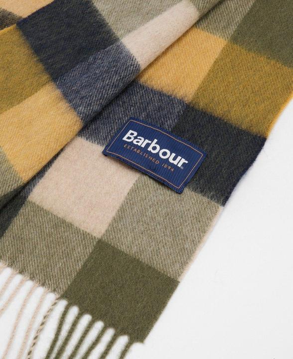 Actual product image Barbour Lambswool Tattersall Scarf