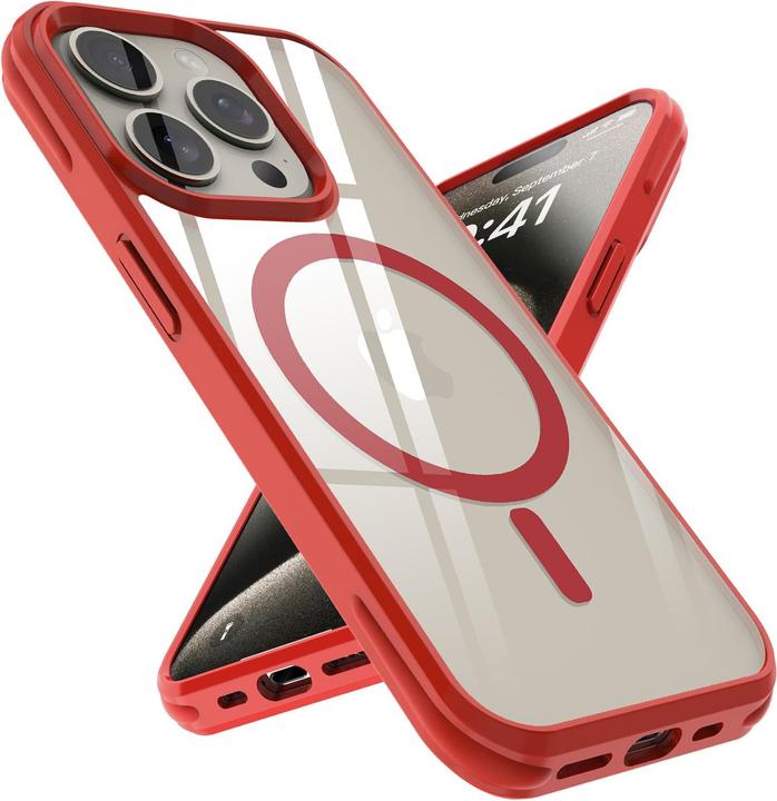 Produktbild Cadorabo iPhone 15 PRO MAX Hülle MagSafe kompatibel Case (Apple iPhone 15 Pro Max)
