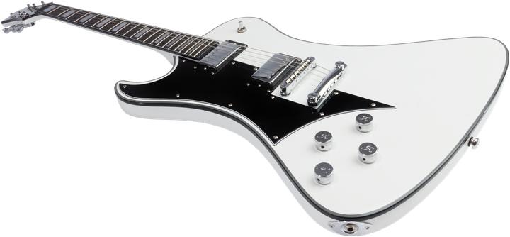 Actual product image Hagstrom Electric Guitar, Fantomen, White Gloss, Left-Handed (Electric guitar, Mahogany)