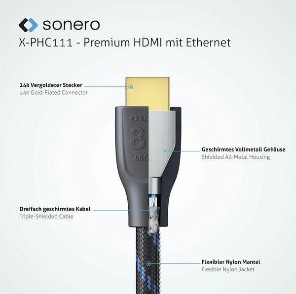 Produktbild Sonero HDMI (Typ A) — HDMI (Typ A) (5 m)