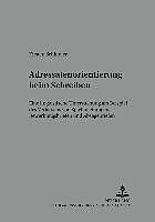 Produktbild Adressatenorientierung beim Schreiben (Deutsch, Kirsten Schindler, 2004)