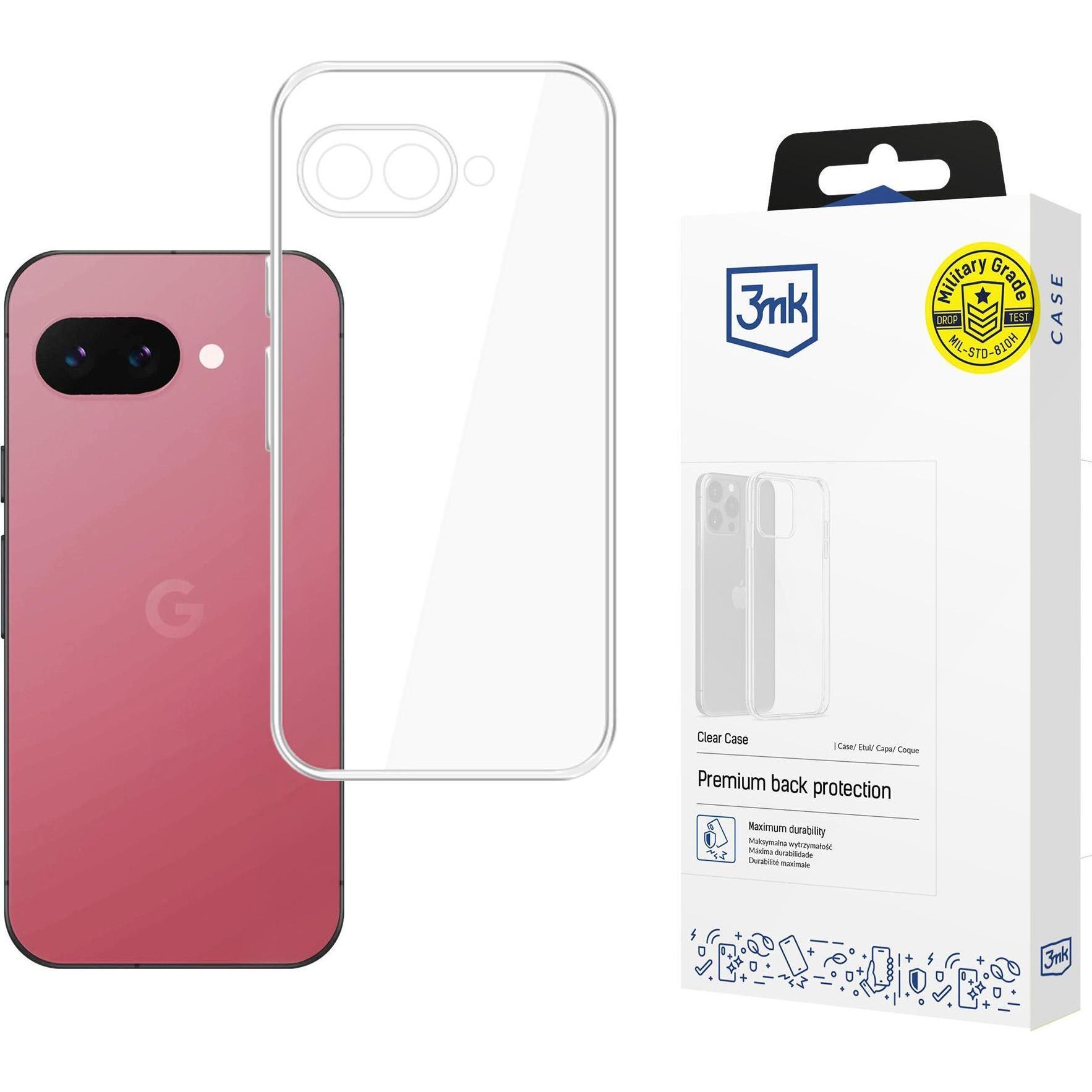 3Mk Trasparente Custodia Per Google Pixel 9A (5903108623148) (Google Pixel 9A), Cover Smartphone,