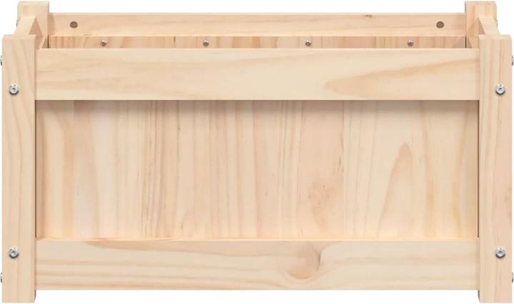 Actual product image vidaXL Planter 2 pcs. Solid pine wood,Material: Solid pine wood