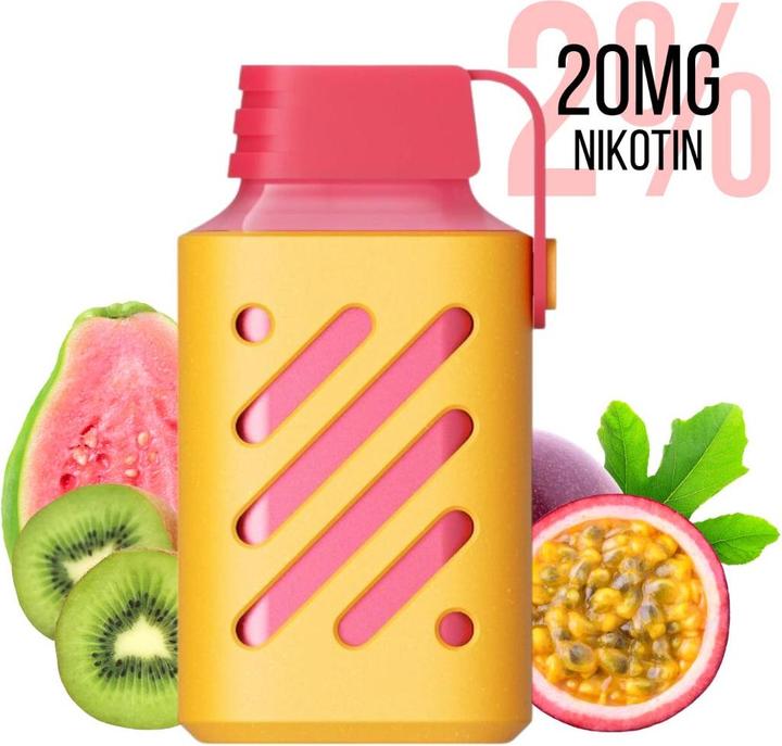 Actual product image Vozol Gear 600, Kiwi Passionfruit Guava (Kiwi, Guava, Passion fruit)