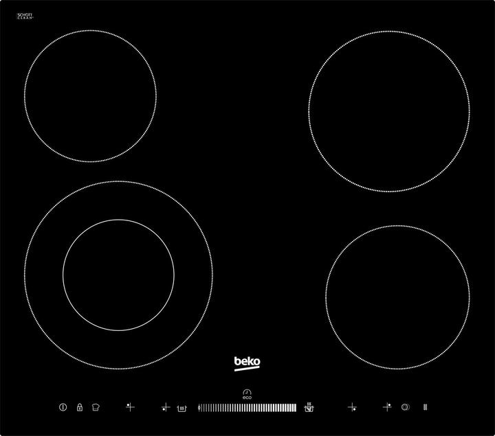 Image du produit Beko HIC64502T (58 cm, Table de cuisson électrique)