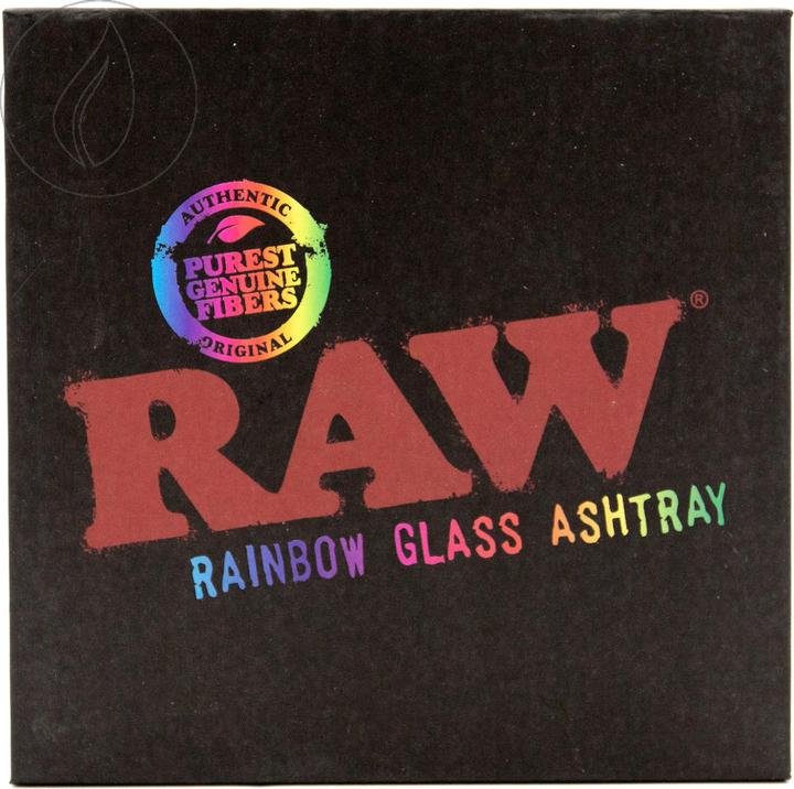 Actual product image RAW Rainbow Glass Ashtray