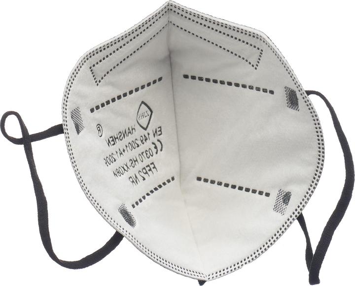 Image du produit VaSano Masque FFP2 noir scellé allemand français italien (2 x)