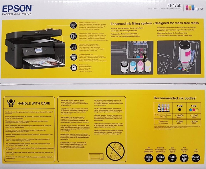 Produktbild Epson ET-4750 EcoTank (Tintentank, Farbe)