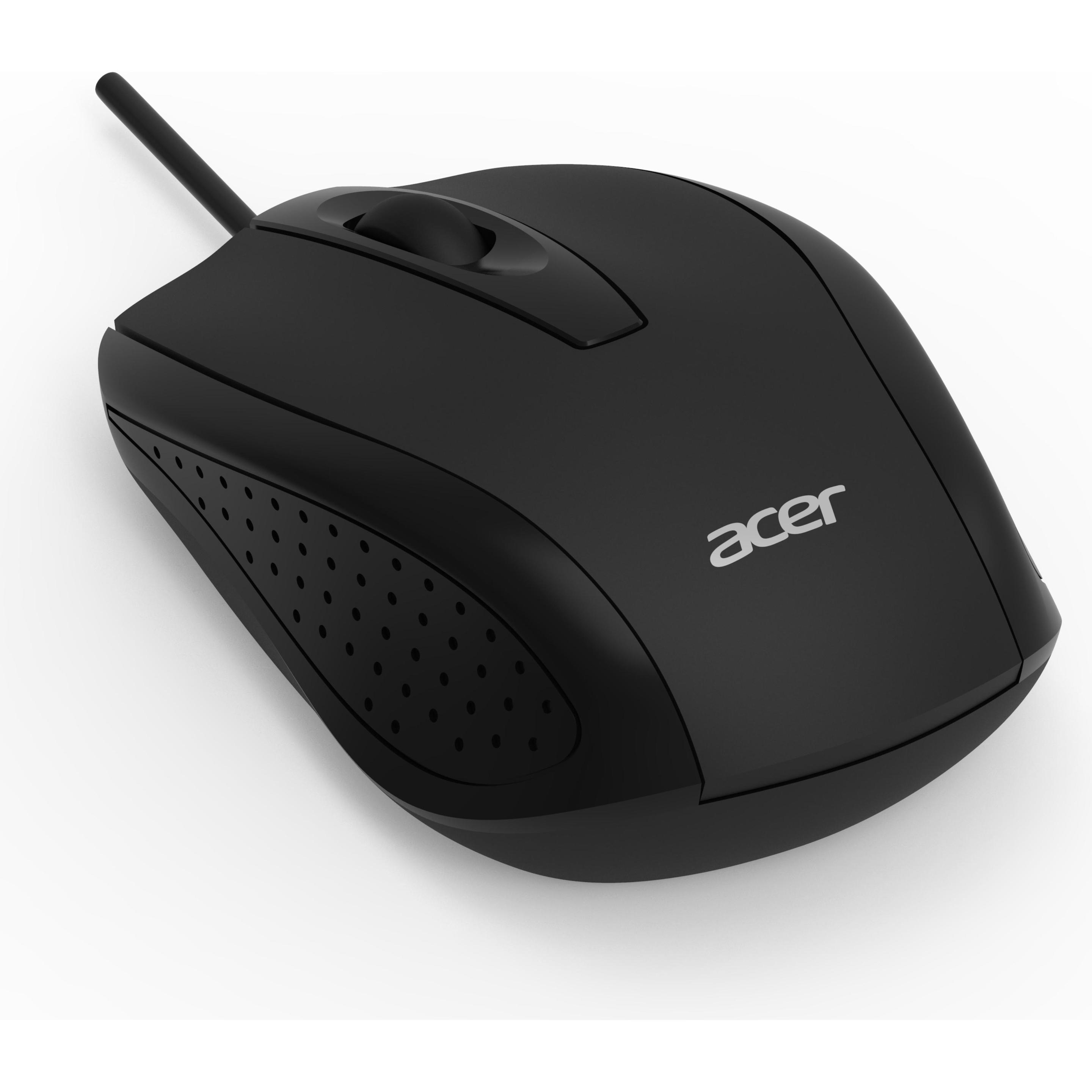 Thumbnail - Acer Wired Optical Mouse (Kabelgebunden), Maus, Schwarz