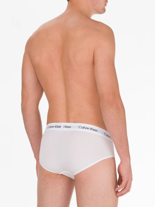 Produktbild Calvin Klein Slip "Cotton Stretch" Weiss (S, 3er Pack)