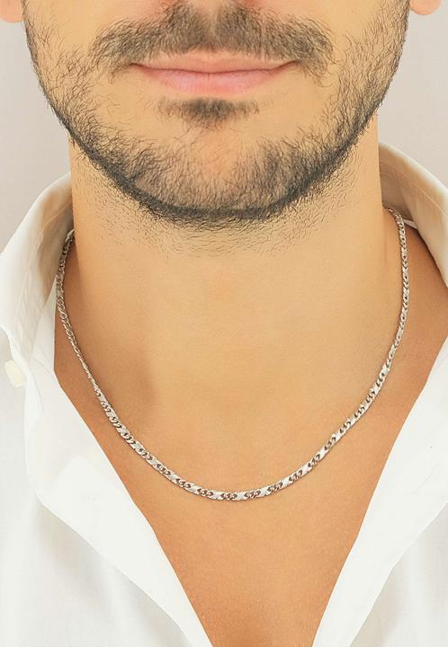 Produktbild Muau 8er-Kette (Weissgold, 45 cm)