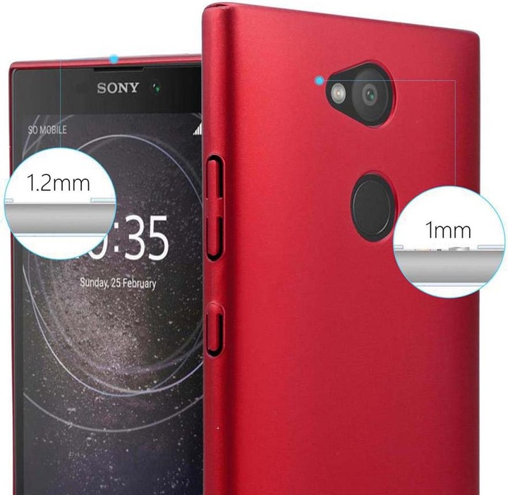 Produktbild Cadorabo Hard Cover Matt Metall Cover (Sony Xperia L2)