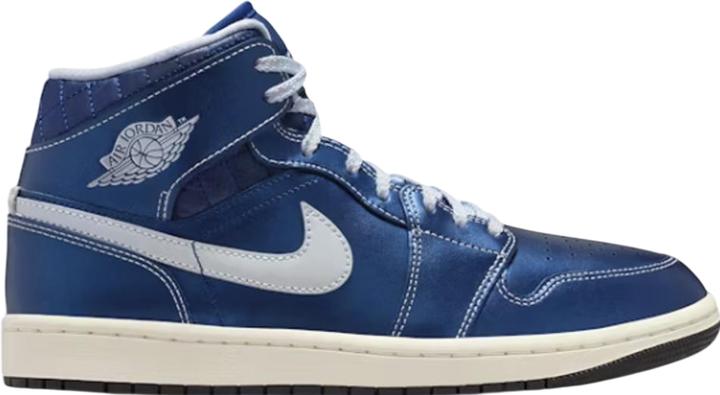 Image du produit Jordan 1 Mid SE Metallic Blue Quilted (Women's) (38.5)