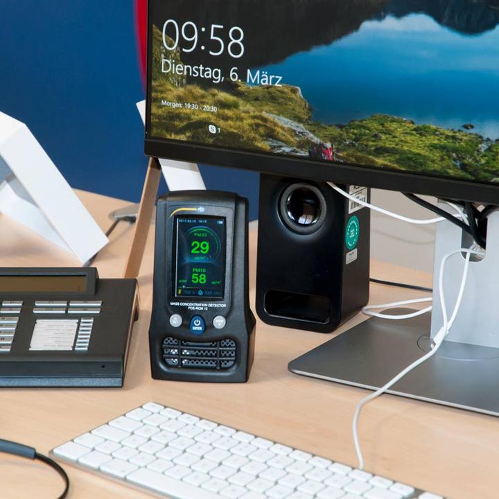 Immagine prodotto PCE Instruments dispositivo di misurazione della polvere collettore di particelle