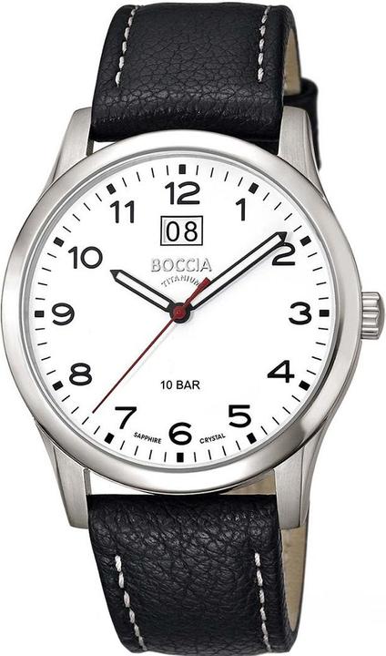 Actual product image Boccia 3580-05 Mens Titanium 41mm 10ATM Watch (Analogue wristwatch, 41 mm)