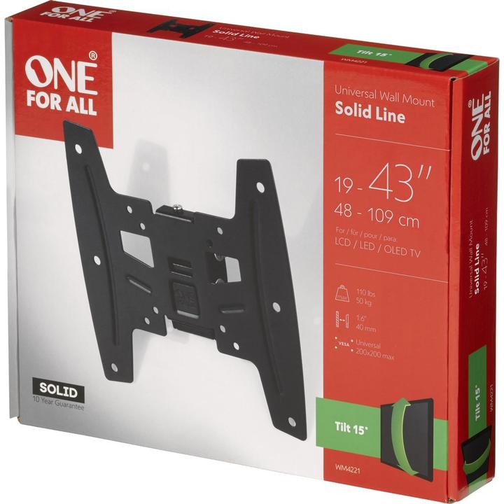 Image du produit One for All Solid WM4221 (Mur, 50 kg, 19" - 42")