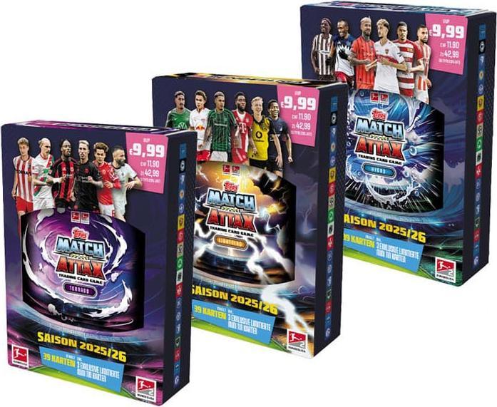 Topps/Merlin Bundesliga Match Attax Trading Cards 2025/26 Mini Tin (Englisch, Tin)