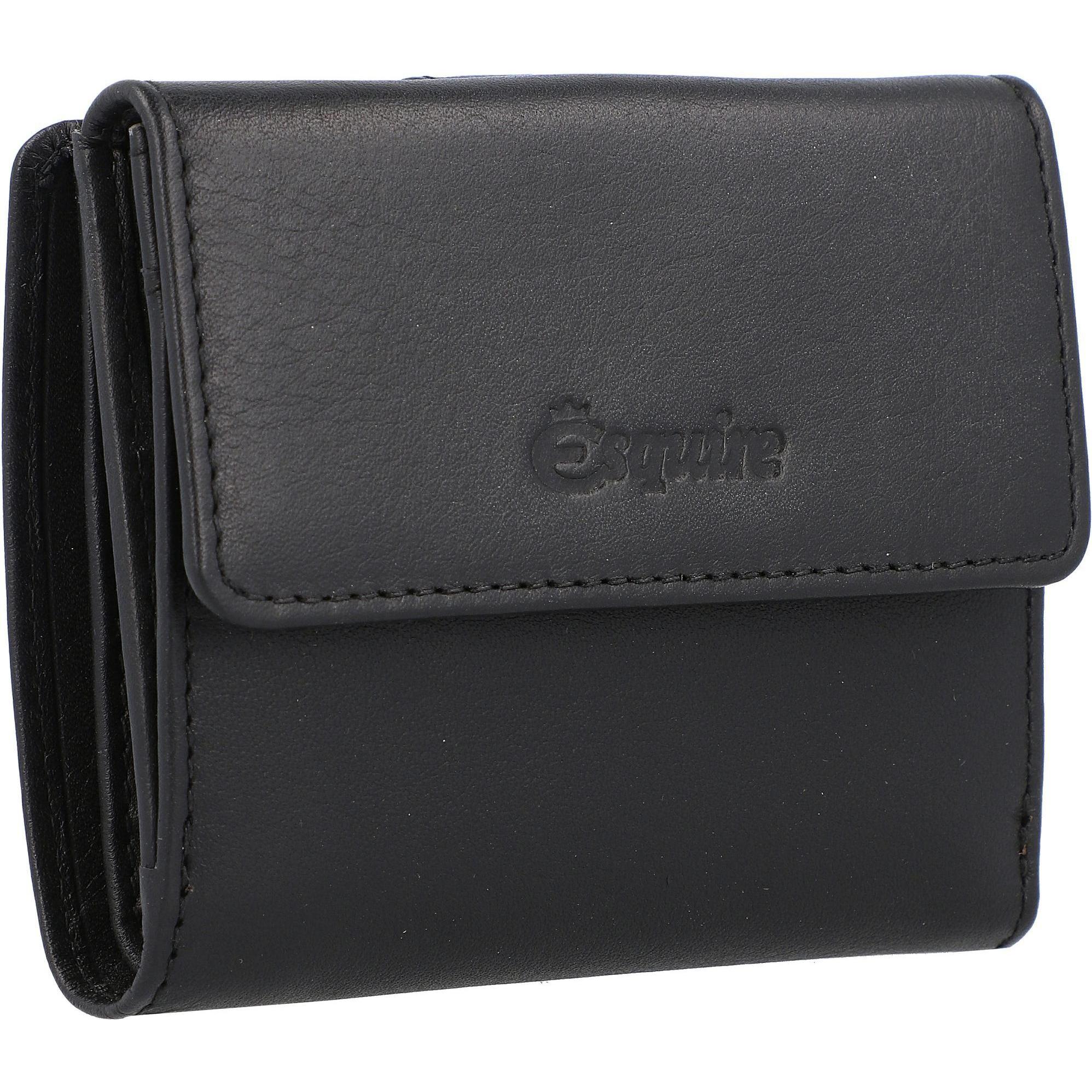 Thumbnail - Esquire, Damen, Portemonnaie, Peru Geldbörse RFID Leder 10 cm, Schwarz