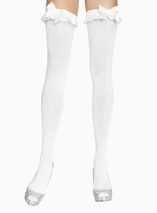 Produktbild Leg Avenue Opaque Thigh Highs With Bow (One Size)