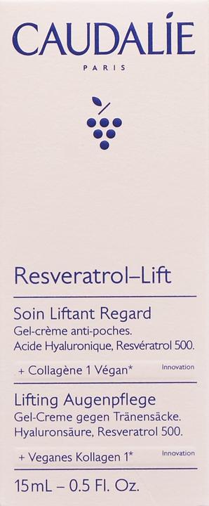 Valori nutrizionali e ingredienti Caudalie Resv Lifting Soin Lifting Regard 15 ml (Crema, 15 ml, Giorno + Notte)