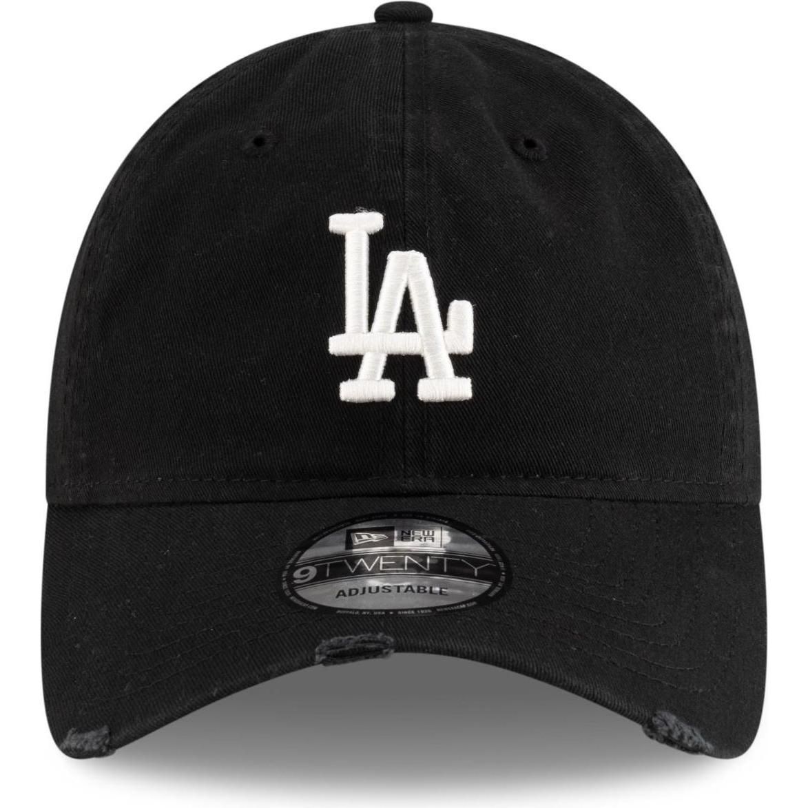 Thumbnail - New Era, Herren, Cap, 9Twenty Adjustable Cap - DISTRESSED LA Dodgers, Schwarz
