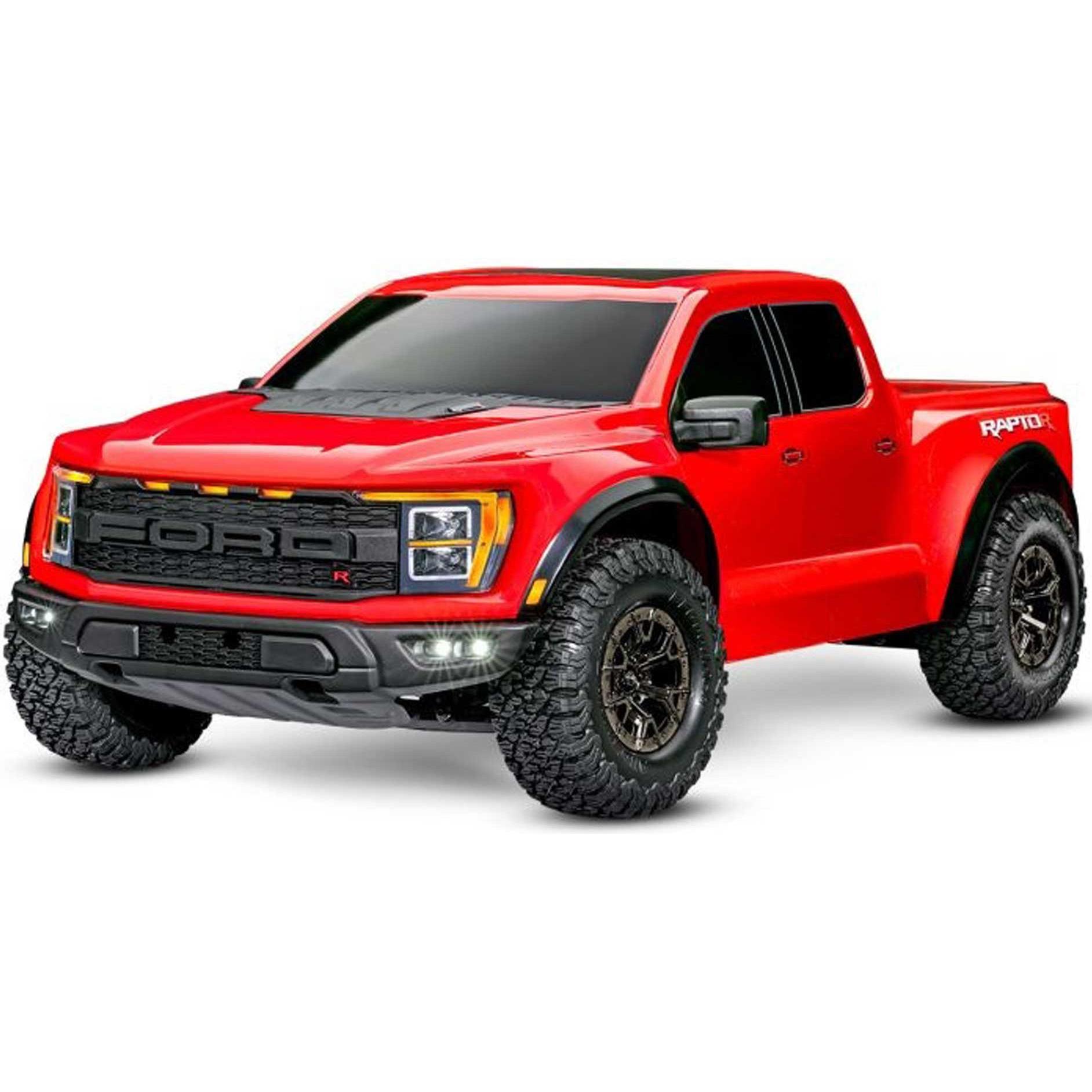 Traxxas FORD RAPTOR-R 4X4 VXL ROT 1/10 PRO-SCALE RTR BRUSHLESS, O. AKKU/LADEGERÄT (RTR Ready-to-Run)