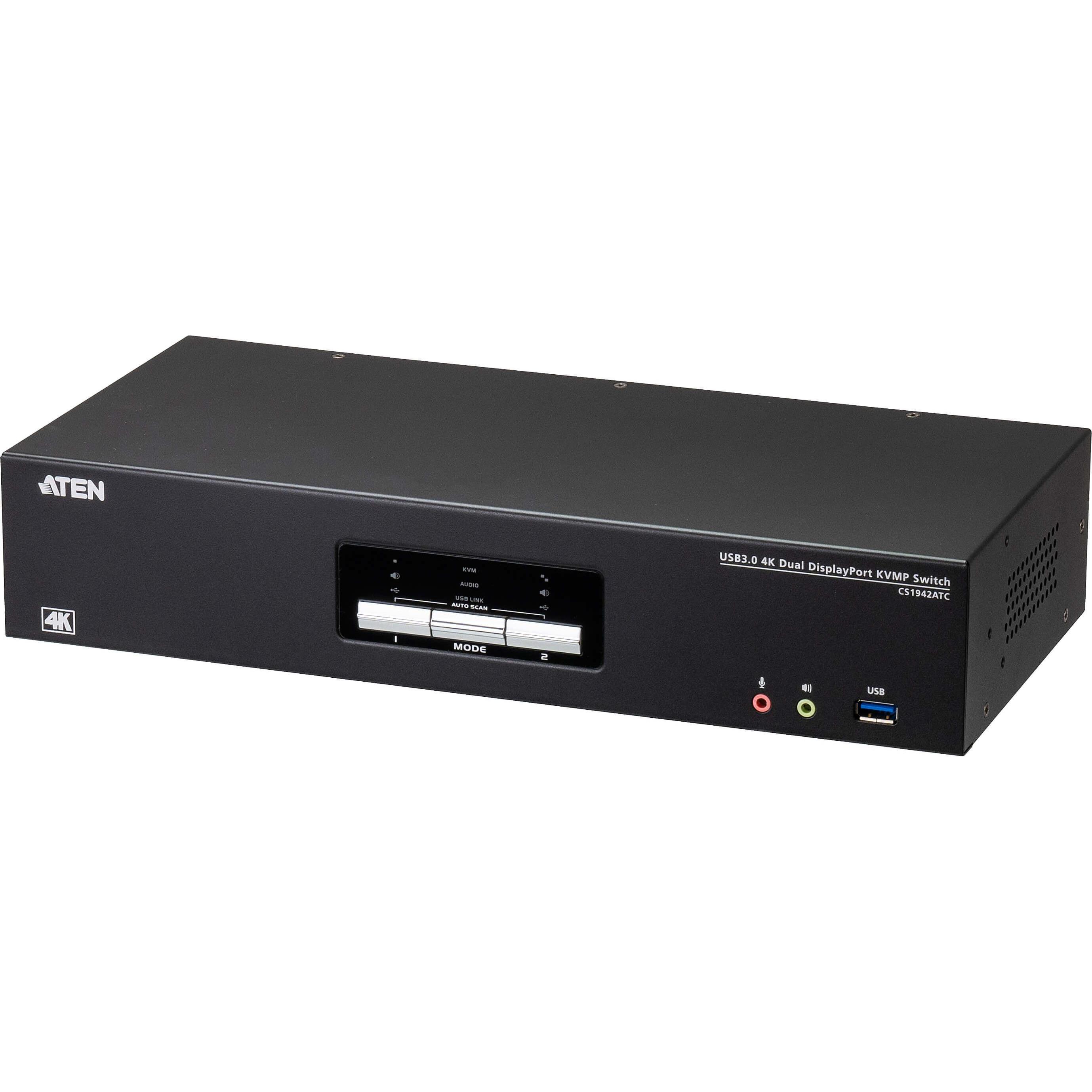 Aten KVM-Switch, DP, KVM Switch, Schwarz