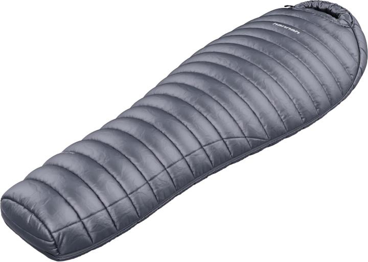 Actual product image Hannah Outdoor mummyslaapzak Loft 400 Ebony 195L lichtgewicht dons -17C - Grijs (210 cm)