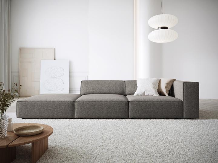 Actual product image Cosmopolitan Design Left Sofa, "Arendal", 4 Seats, Grey, 262x102x70 Made in Europe